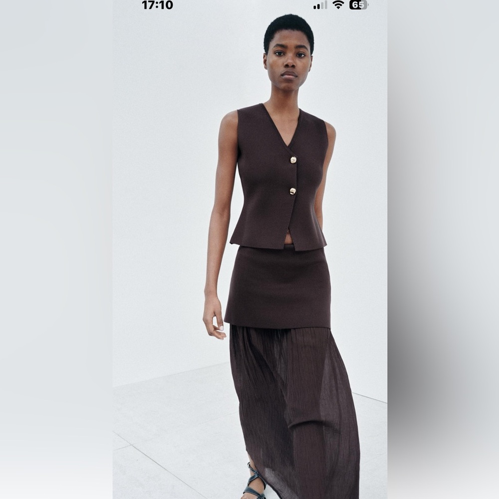 Elegant brown Skirt
